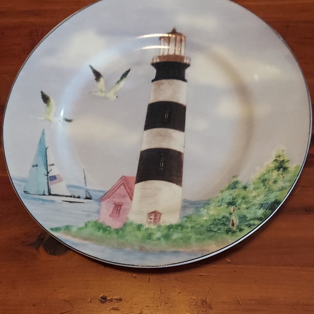 Lighthouse Scene Dinner Plate
